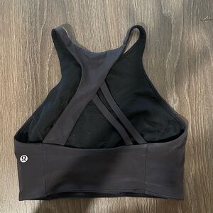 Black Lulu lemon sports bra